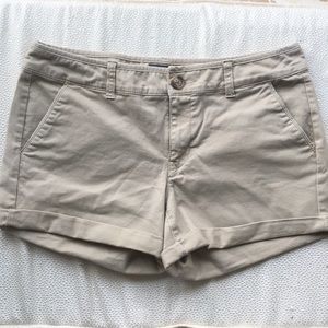 American Eagle Khaki Midi Short